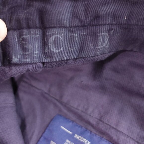 NWT Incotex Slim Fit Pattern 30 Slack Pants Sz 44 Blue Cotton Blend Slash Pocket - Picture 14 of 14